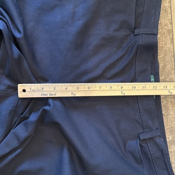 Lauren Ralph Lauren Navy Straight Leg Trousers Size 16 - Picture 4 of 9